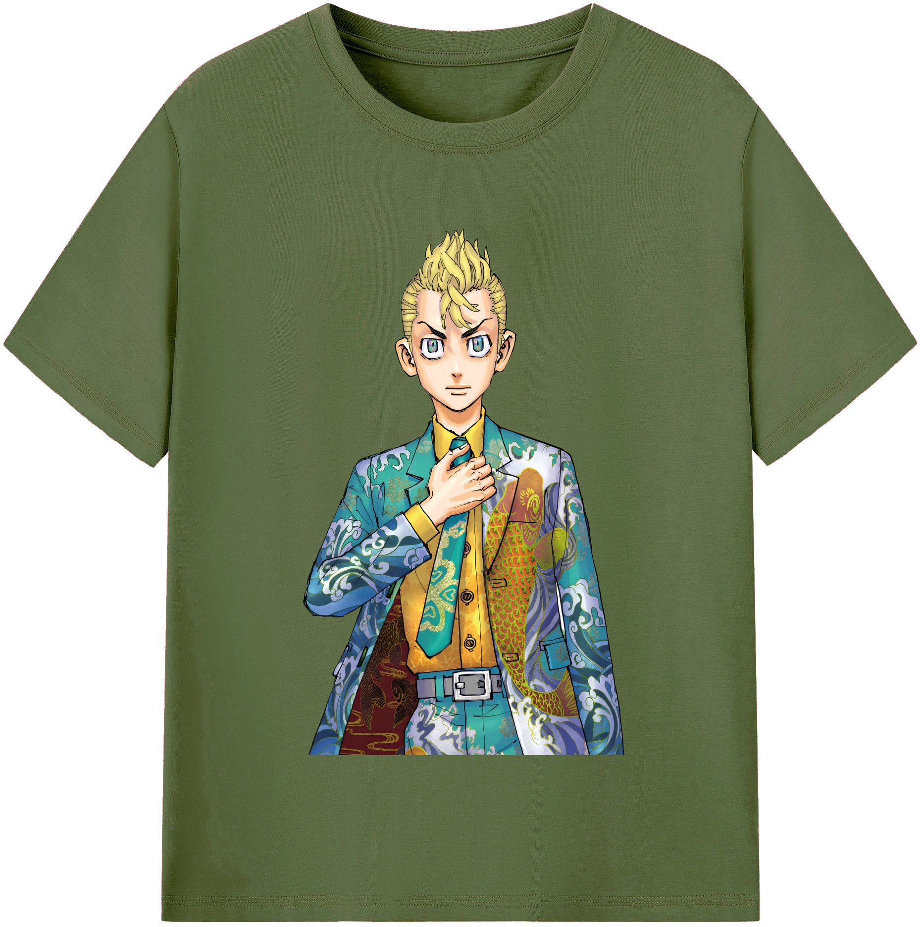 （画像用） 東京リベンジャーズ Tokyo Revengers 綿100％半袖Tシャツ（フロントプリント）
